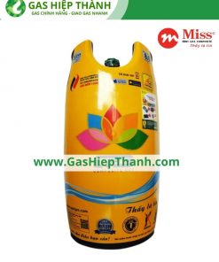 Bình gas COMPOSITE Miss 12kg màu vàng
