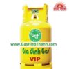 Bình gas Gia Đình 12kg màu Vàng VIP – GAS BÌNH MINH