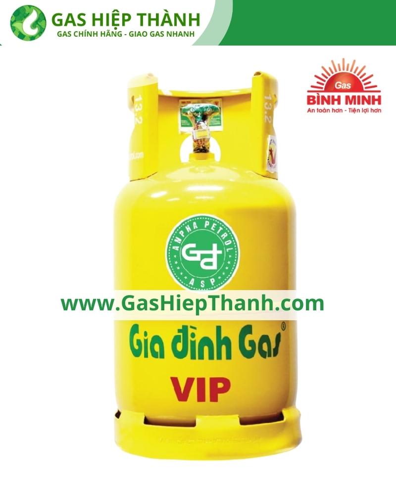 Gas gia đình vàng VIP 12kg - Gas Bình Minh Quận Tân Phú
