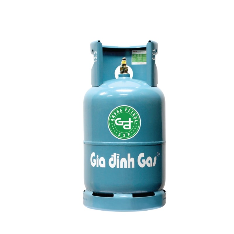 Bình gas Gia Đình 12kg màu xanh Petrolimex – GAS BÌNH MINH